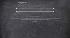 Desktop Screenshot of dvolingo.com